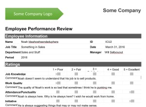 top half performance review
